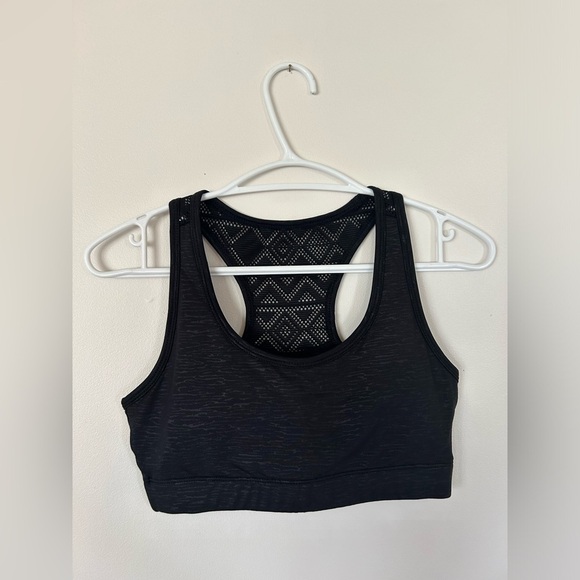 Black Lace Zyia Sports Bra​ - Picture 1 of 5